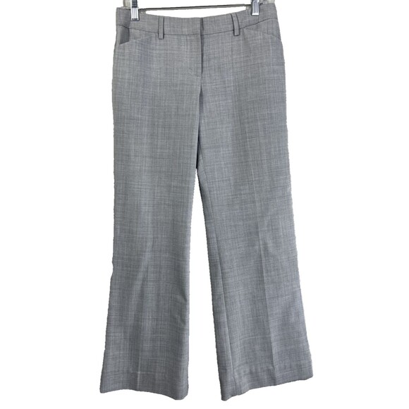 Express Workwear Editor Design Studio Women's Gray Wide Leg Slacks Size 4 - Picture 1 of 10